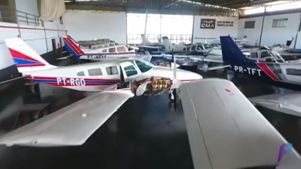 Dois homens são presos e 11 aviões apreendidos pela PC em Anápolis