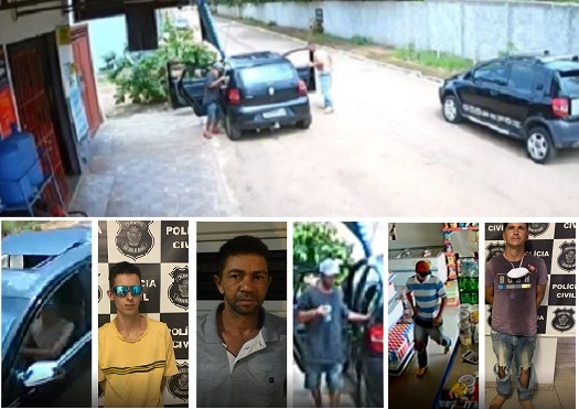 Presos homens que assaltaram mercearia e ameaçaram criança de 10 anos