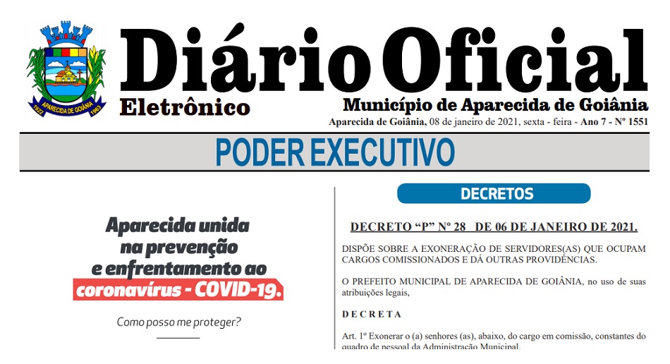 Três ex-vereadores são nomeados na prefeitura de Aparecida