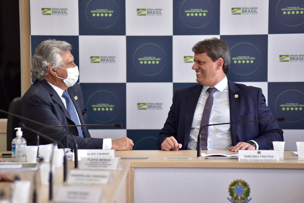 Caiado pede agilidade na conclusão do Anel Viário de Goiânia