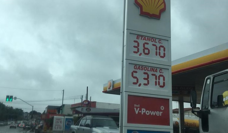 Gasolina já é comercializada a R$ 5,37 o litro em Goiânia