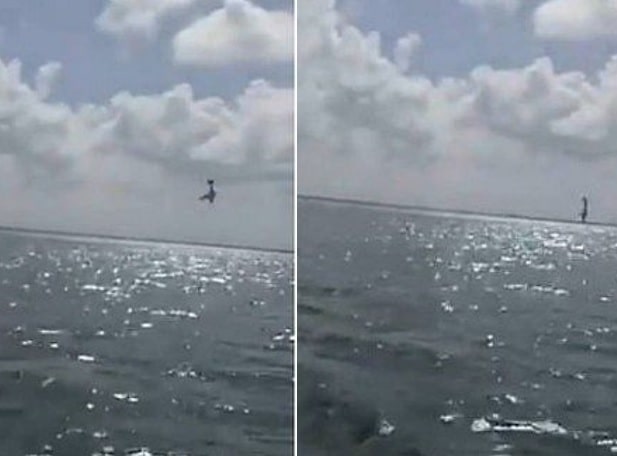 Avião cai no mar e mata duas pessoas durante “chá de revelação”