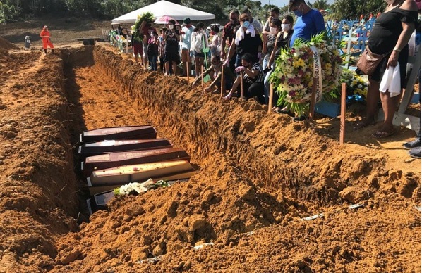 SEM CONTROLE: 2.798 mortes por Covid em 24 horas no Brasil