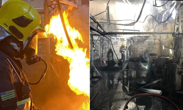 Bombeiros controlam incendio-min