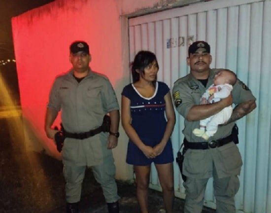 Recém-nascido é salvo por policiais militares