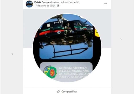 Lázaro cria perfil falso em rede social para acompanhar sua caçada