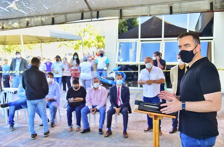 Gustavo Mendanha lança obra de ampliação da UBS Colina Azul