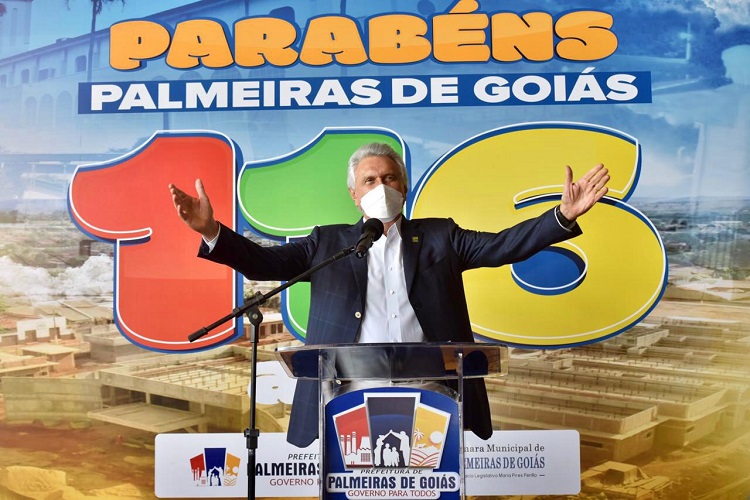 Caiado anuncia investimento de R$ 9 milhões para hospital de Palmeiras