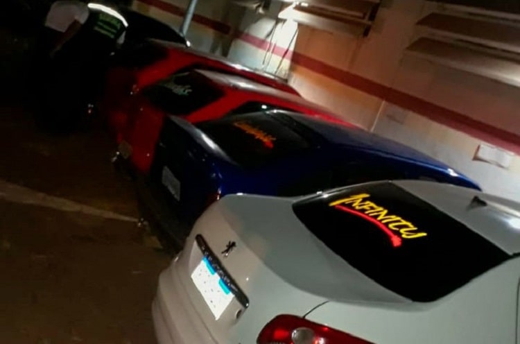 Fiscalização encerra festa clandestina e apreende 9 carros com som automotivo