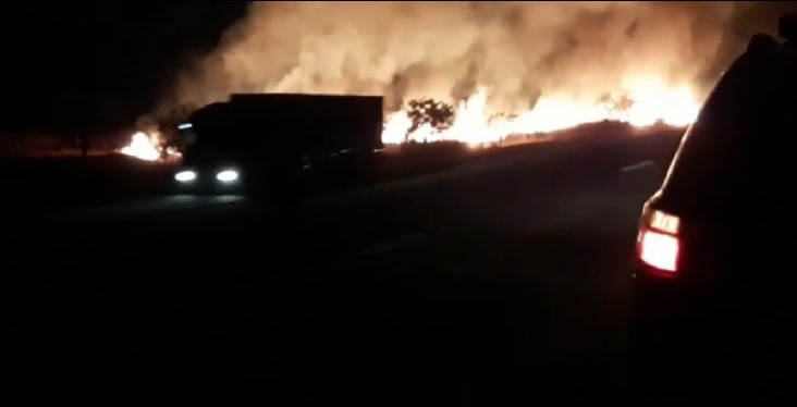 Homem é preso por incendiar mata às margens da BR-153