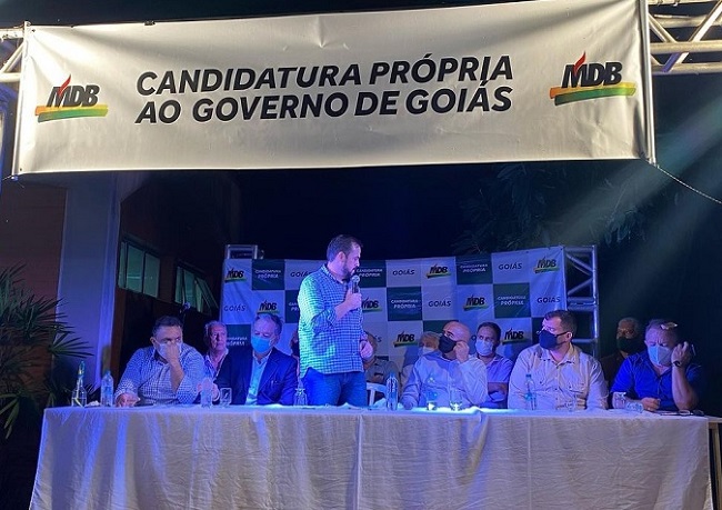 Eleições 2022: Mendanha participa de evento com emedebistas
