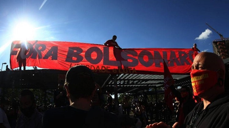 Capitais registram manifestações contra o Jair Bolsonaro