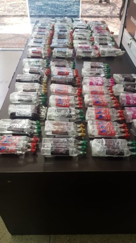 Mulheres são presas com 400 frascos de lança-perfume