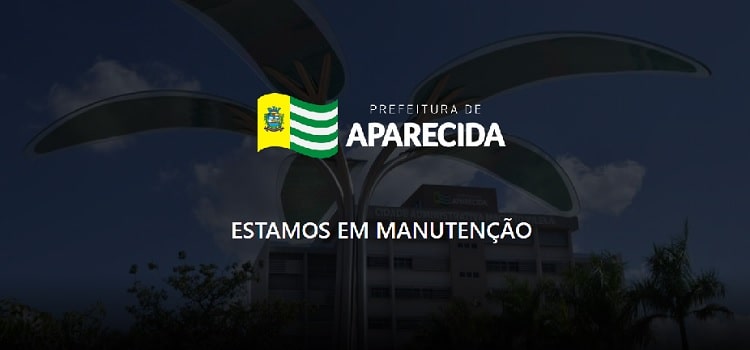 Site da Prefeitura de Aparecida completa uma semana fora do ar