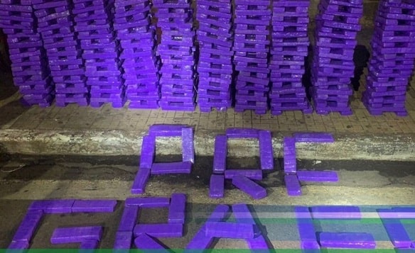 Polícia apreende 500 kg de maconha que era trazida para Goiânia