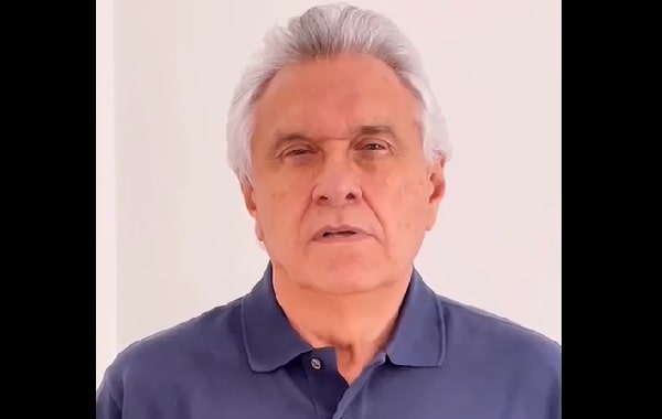 VÍDEO: Caiado publica mensagem de agradecimento nas redes sociais