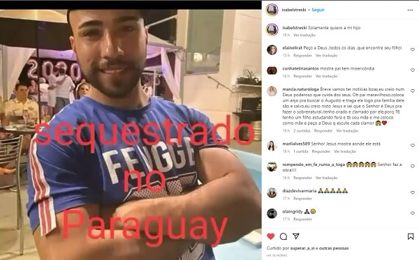 Mãe diz que estudante de medicina foi sequestrado no Paraguai