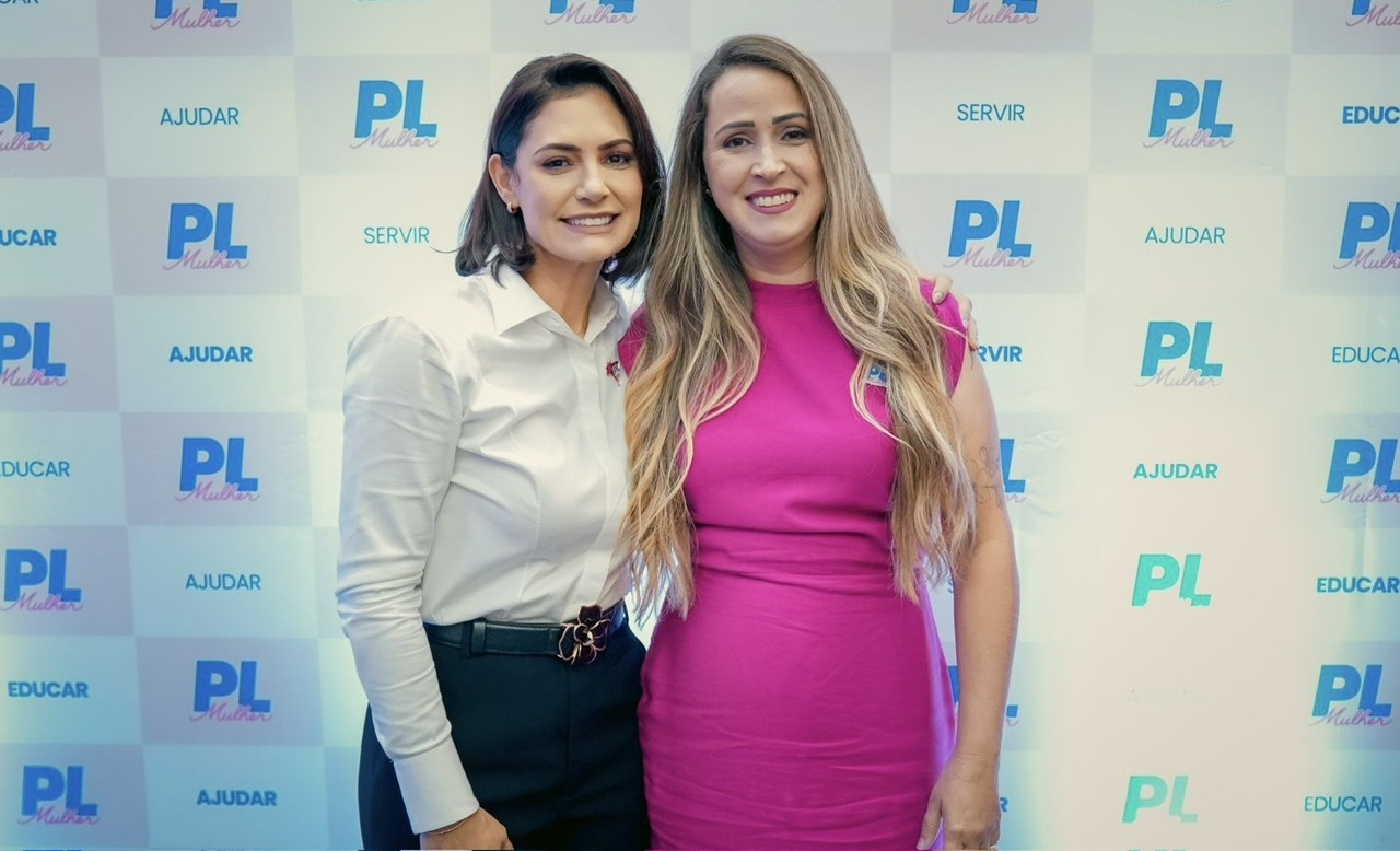 Michelle Bolsonaro confirma apoio à pré-candidatura de Flaviane Godoy