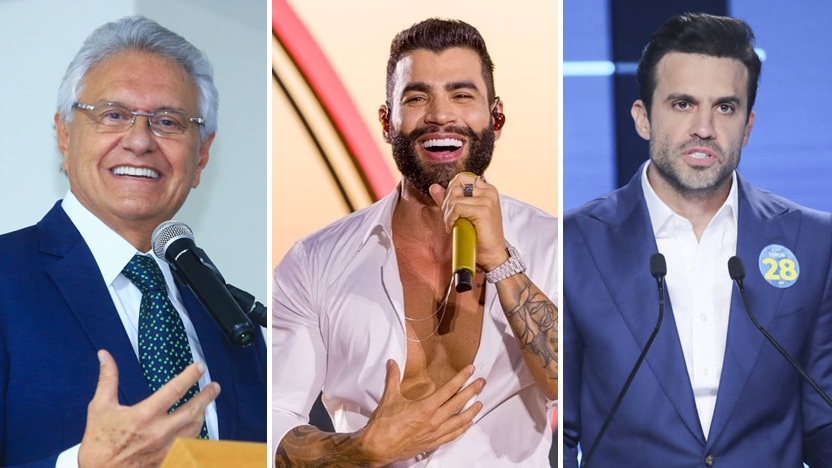 Caiado, Gusttavo Lima e Pablo Marçal devem disputar a presidência da República