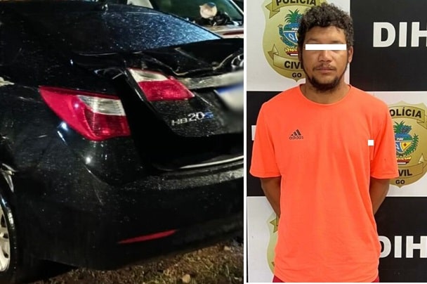 Preso 2º homem envolvido no assassinato de motorista de aplicativo, em Goiânia