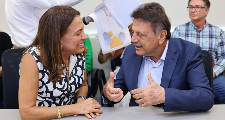 Gracinha Caiado e Adib Elias traçam cronograma para obras de infraestrutura