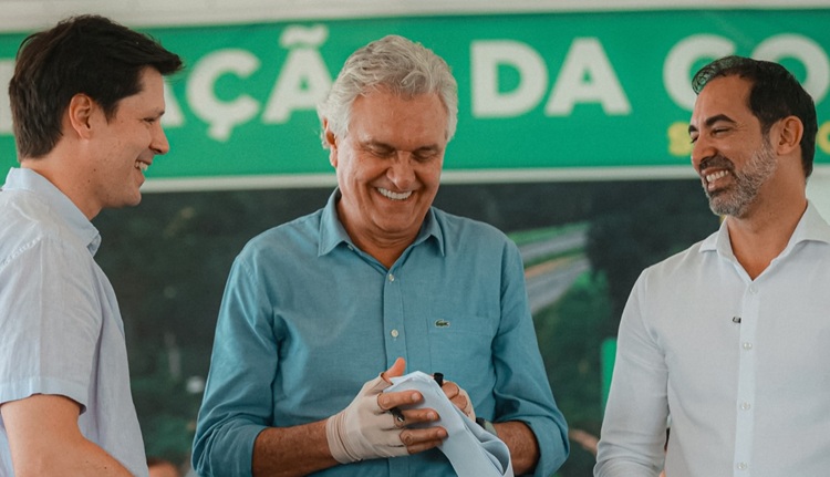 Caiado e Daniel inauguram trecho duplicado da GO-010, em Senador Canedo