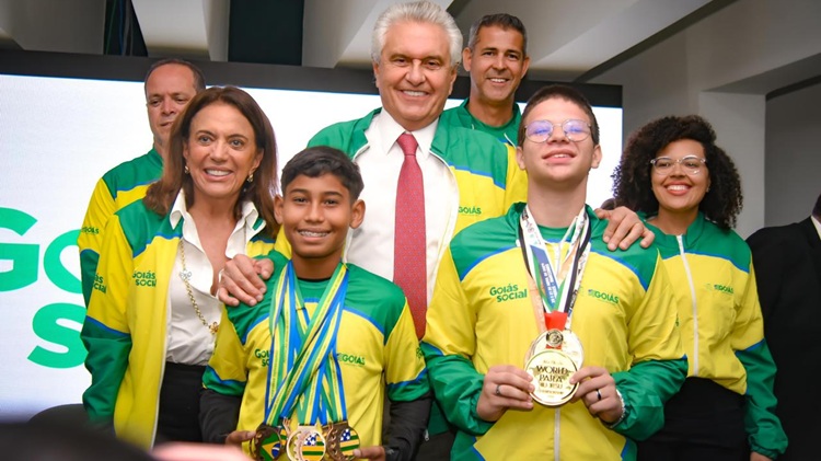 Caiado e Gracinha anunciam aumento de 100% nas bolsas do Pró-Atleta