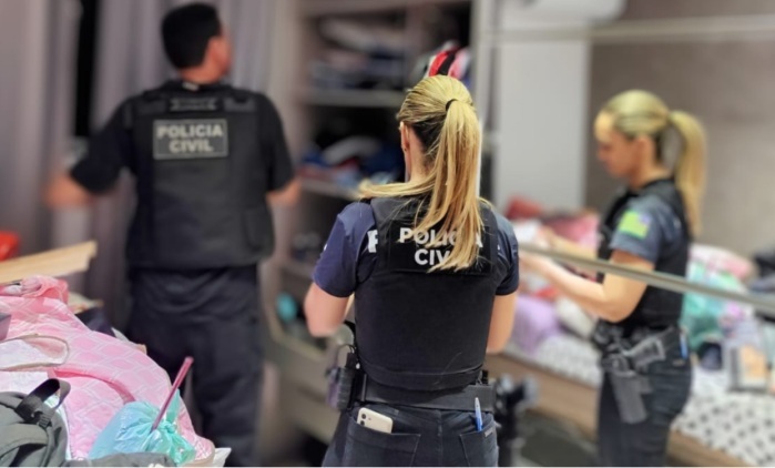 Presos estelionatários que aplicaram golpe em loja de Aparecida de Goiânia