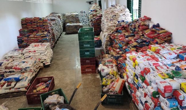 22º Grande Arraial de Goiânia arrecada cerca de 100 toneladas de alimentos