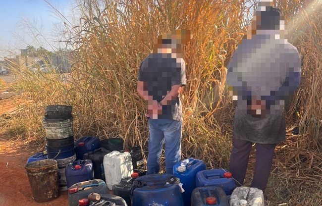 GCM de Senador Canedo detém suspeito de furto de combustível