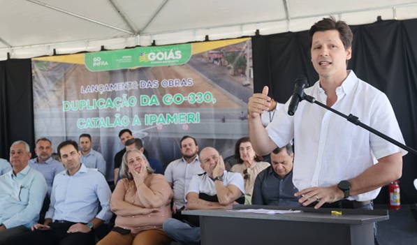 Daniel Vilela assina ordem de serviço para duplicação da GO-330 em Catalão