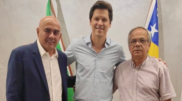 Filiado ao PL, deputado Paulo Cezar Martins se reúne com Daniel Vilela