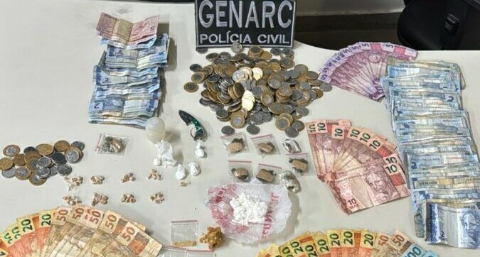 Polícia Civil prende mãe e filho por tráfico de drogas