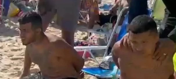 VÍDEO: Líder do Comando Vermelho de Aparecida é preso em praia do Rio de Janeiro