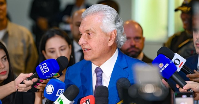 Caiado afirma que Goiás alcançou patamares mínimos de incidência criminal