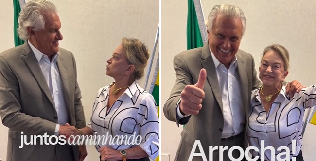 Ao lado de Caiado, Magda indica adesão do PL à base governista Ao lado de Caiado, Magda indica adesão do PL à base governista