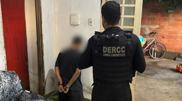 Investigado por crime de armazenamento de material de exploração sexual infantil na internet é preso Investigado por crime de armazenamento de material de exploração sexual infantil na internet é preso
