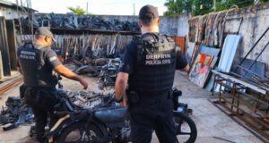 PCGO deflagra operação contra esquema de roubo, furto e adulteração de motos em Aparecida
