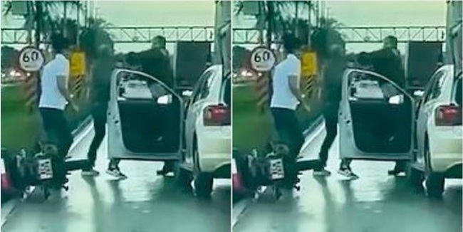 Discussão de trânsito termina em troca de agressões e ameaças Discussão de trânsito termina em troca de agressões e ameaças