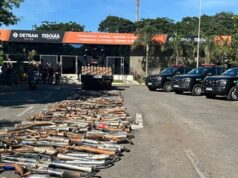 Detran-GO destrói cerca de 500 escapamentos barulhentos