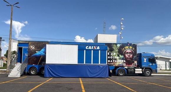 caminhao-CAIXA-Aparecida-de-Goiania Caminhão da CAIXA leva negociação de dívidas a Aparecida de Goiânia