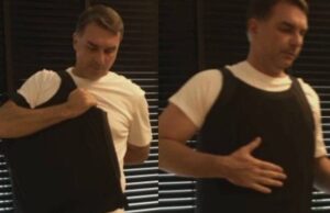Flávio Bolsonaro anuncia que passará a usar colete à prova de balas nas ruas