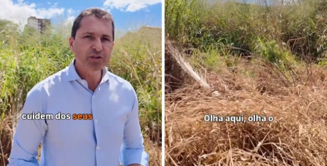 "Vamos aumentar a punição", diz Leandro Vilela sobre donos de lotes sujos em Aparecida