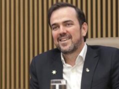 Mendanha se reúne com vereadores, nega racha com Vilela e reafirma interesse na vice de Daniel Mendanha se reúne com vereadores, nega racha com Vilela e reafirma interesse na vice de Daniel