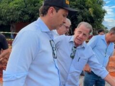 Vilela vira o principal fiscal e vistoria pessoalmente as obras públicas em Aparecida