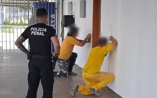 Mão de obra carcerária reforma Presídio Militar, sede do TCM e IML de Aparecida