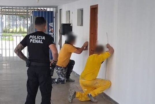Mão de obra carcerária reforma Presídio Militar, sede do TCM e IML de Aparecida