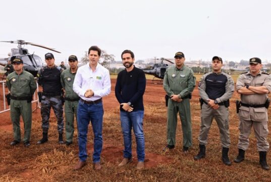 Daniel Vilela anuncia construção de base aérea da Polícia Militar em Rio Verde