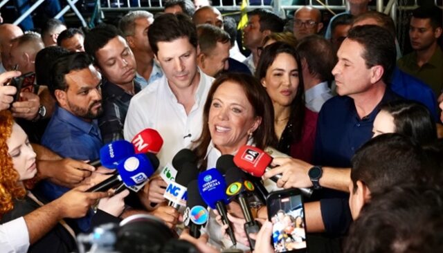 Gracinha Caiado reafirma defesa de duas candidaturas da base ao Senado Gracinha Caiado reafirma defesa de duas candidaturas da base ao Senado