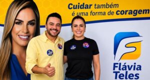 Flávia Teles e Zé Machado unem forças e fazem dobradinha política no Vale do São Patrício Flávia Teles e Zé Machado unem forças e fazem dobradinha política no Vale do São Patrício